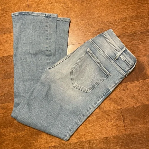 Mother Jeans The Hustler Ankle Light Blue Jeans 28 - Picture 16 of 17